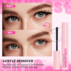 MilyBest bottom lashes clusters for dramatic, doll-like eyes.