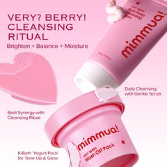 Mimmua! Natural plant-derived surfactants label highlights gentle daily cleansing.