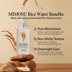 Mimosu fermented rice water close-up with natural fermentation particles.