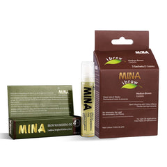 MINA ibrow Henna packaging for at-home tinting and easy storage.