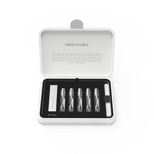 Mind Games Fruity Discovery Set packaging with premium presentation for gifting.