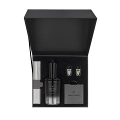 MIND GAMES Mentor dry-down image shows oud, sandalwood, and tonka for lasting warmth
