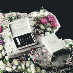 Mind Games reusable travel case protecting fragrances in durable packaging.
