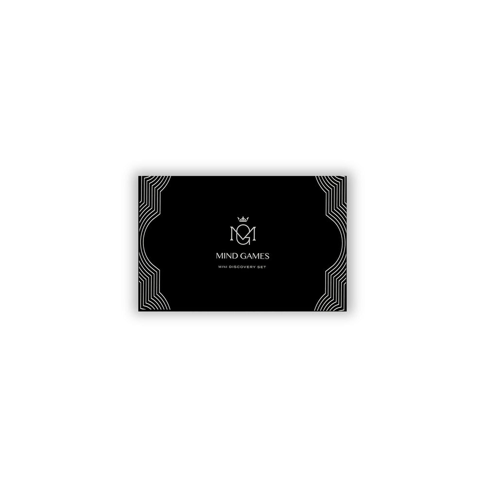 MIND GAMES ten-vial-sampler lets you explore smoky, fruity, and floral notes at your own pace.