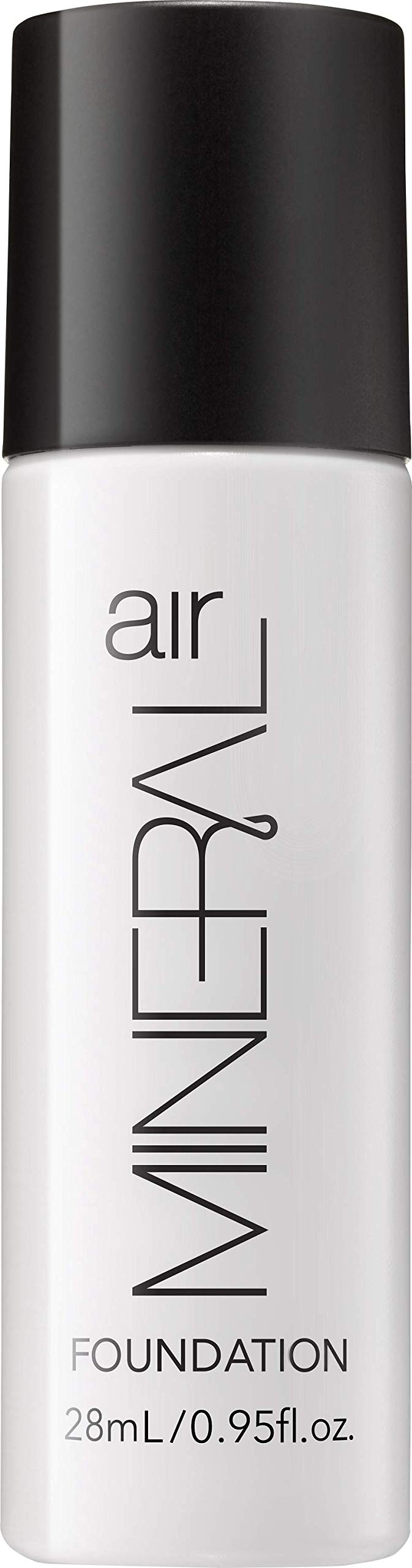 Swatches of Mineral Air Four-in-One Foundation Light for easy shade matching.