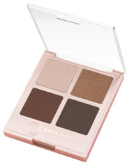 Mineral Fusion Coffee Break palette cover with vegan, versatile shades for everyday looks.