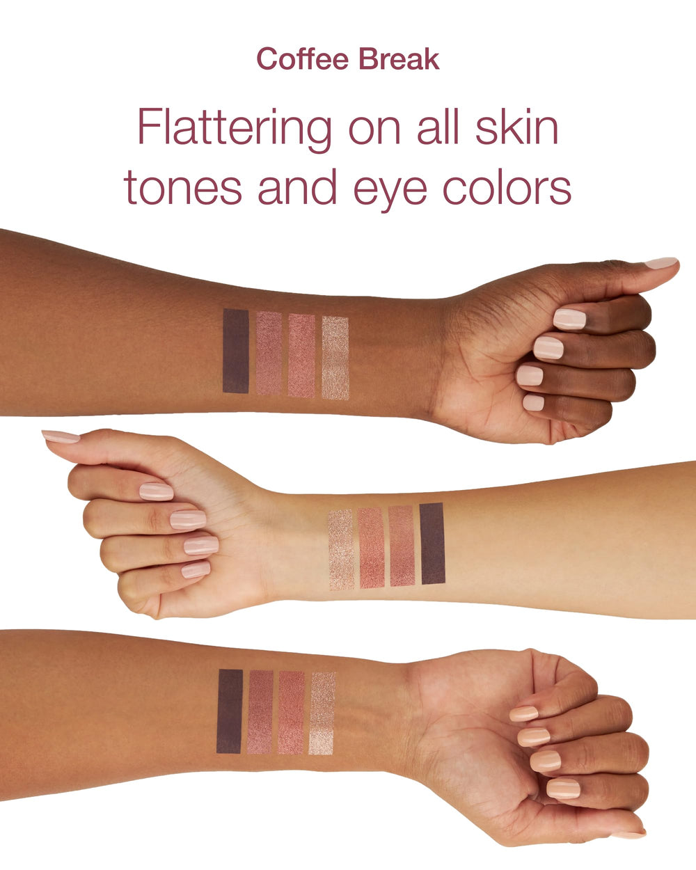 Mineral Fusion Coffee Break nude-to-brown shades glide on for natural contour.
