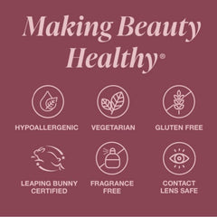 Mineral Fusion cruelty-free packaging signals ethical beauty and USA-made quality.