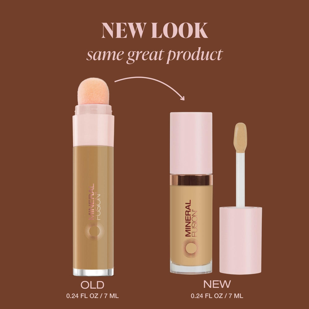 Twist-up applicator reveals product for precise under-eye concealment.