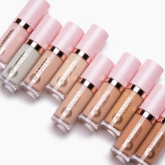 Close-up of creamy texture that blends easily.