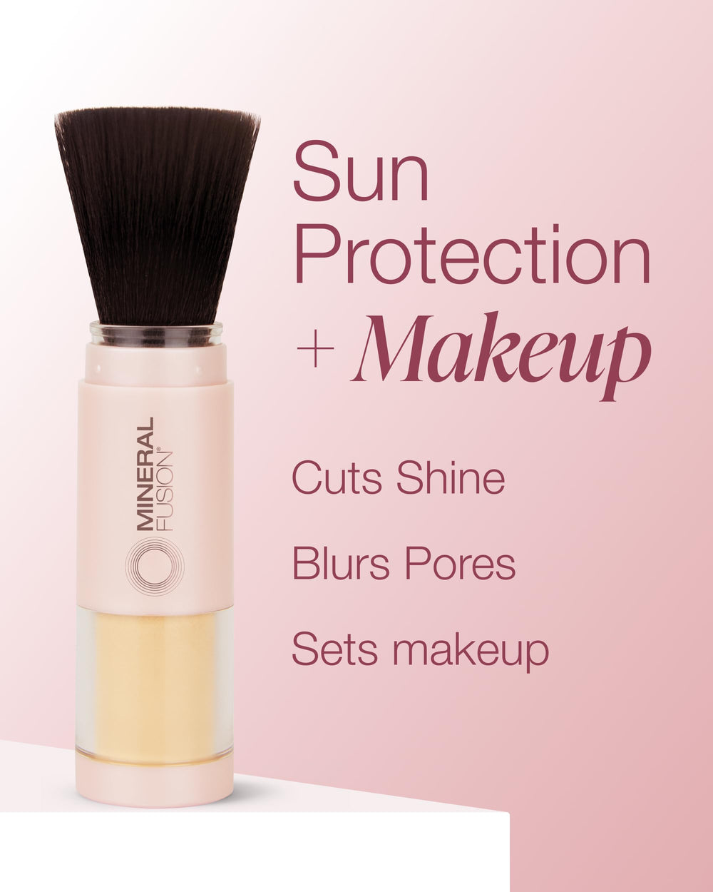 Mineral Fusion formula with minerals and botanical extracts for refreshed skin.
