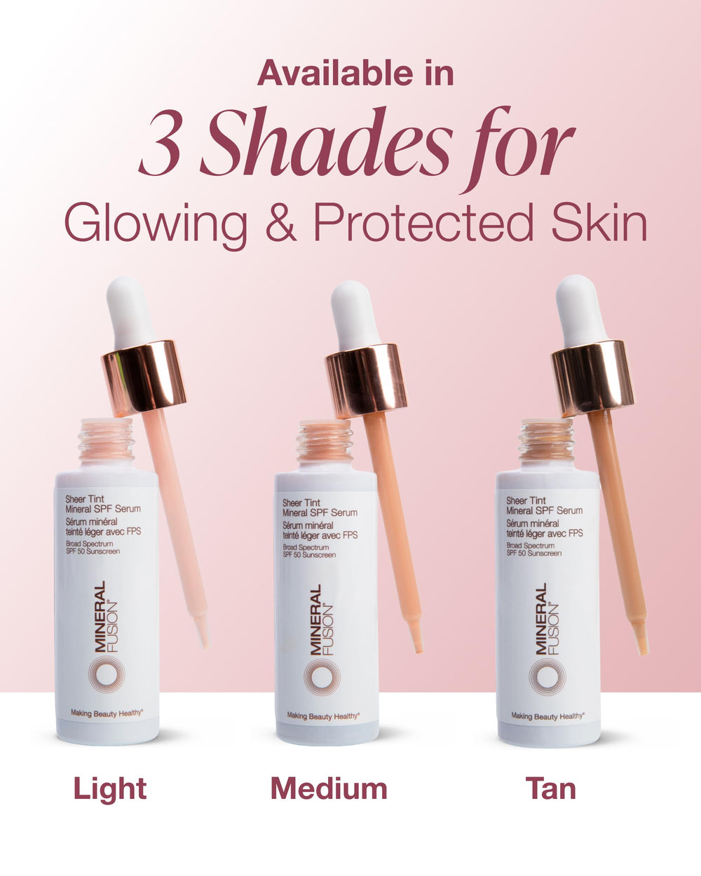 Mineral Fusion non-comedogenic texture shown for daily wear.
