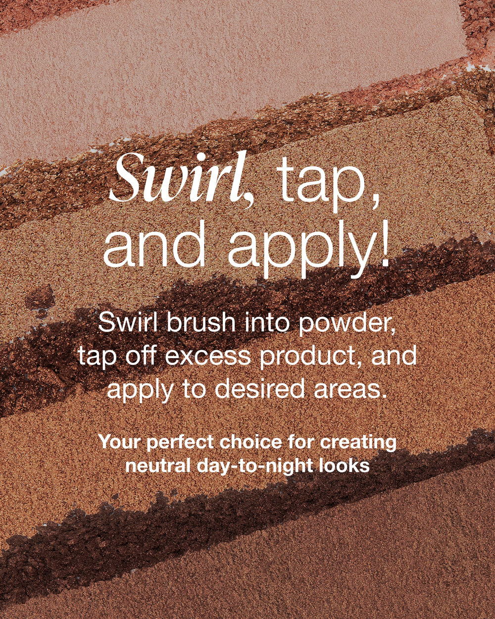 Mineral Fusion Soiree close-up of pans highlighting texture and pigmentation