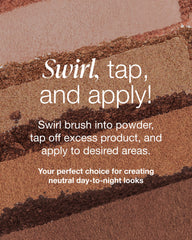 Mineral Fusion Soiree close-up of pans highlighting texture and pigmentation