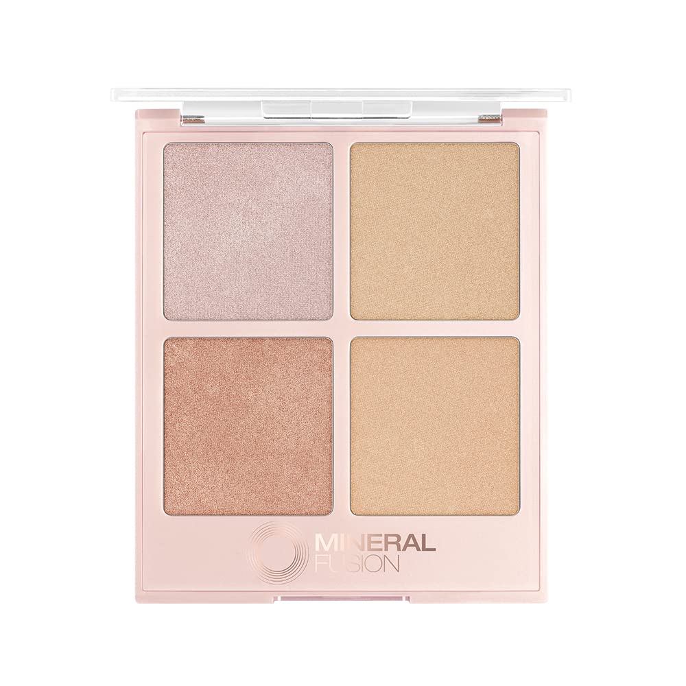 Mineral Fusion Stargazing highlighter palette closed for on the go glow