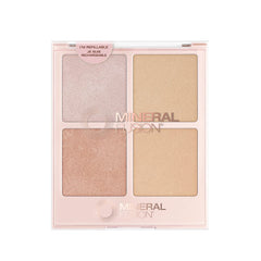 Open Stargazing highlighter palette with brush for precise application