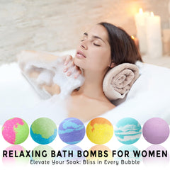 Mineral Me California bath bombs gift-ready box with bow.