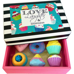 Mineral Me California bath bombs cupcake shape for kids bath time joy