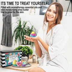 Mineral Me California bath bombs with essential oils for in-home aromatherapy