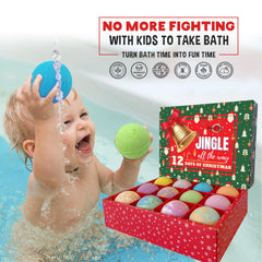 Mineral Me California gift-packaged bath bombs for kids