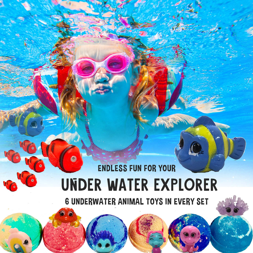Mineral Me California bath fizz reveals a surprise toy as it dissolves