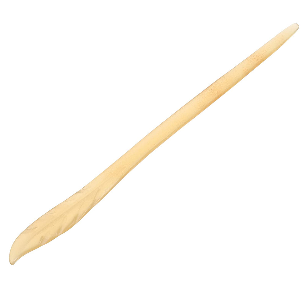 Minkissy sheep horn hair sticks classic bun with secure grip.