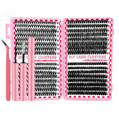 MINNNANOTOKU lash extension kit 640pcs for at-home lash upgrades and natural-looking volume.