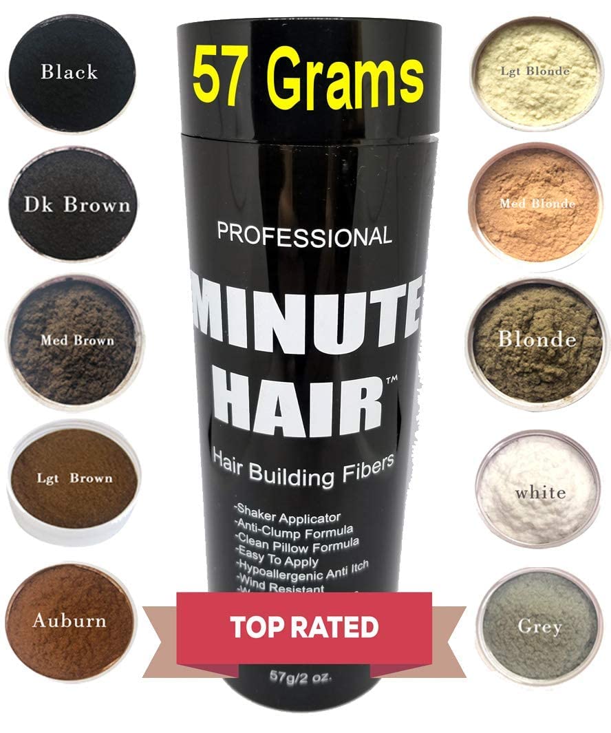 Minute Hair fibers along hairline finish, discreet look