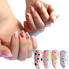 Mipcase 3D nail design decal enhances nail art with glow