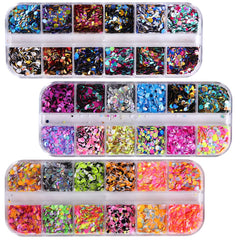 Mipcase round nail sequins collection for DIY sparkle on nails