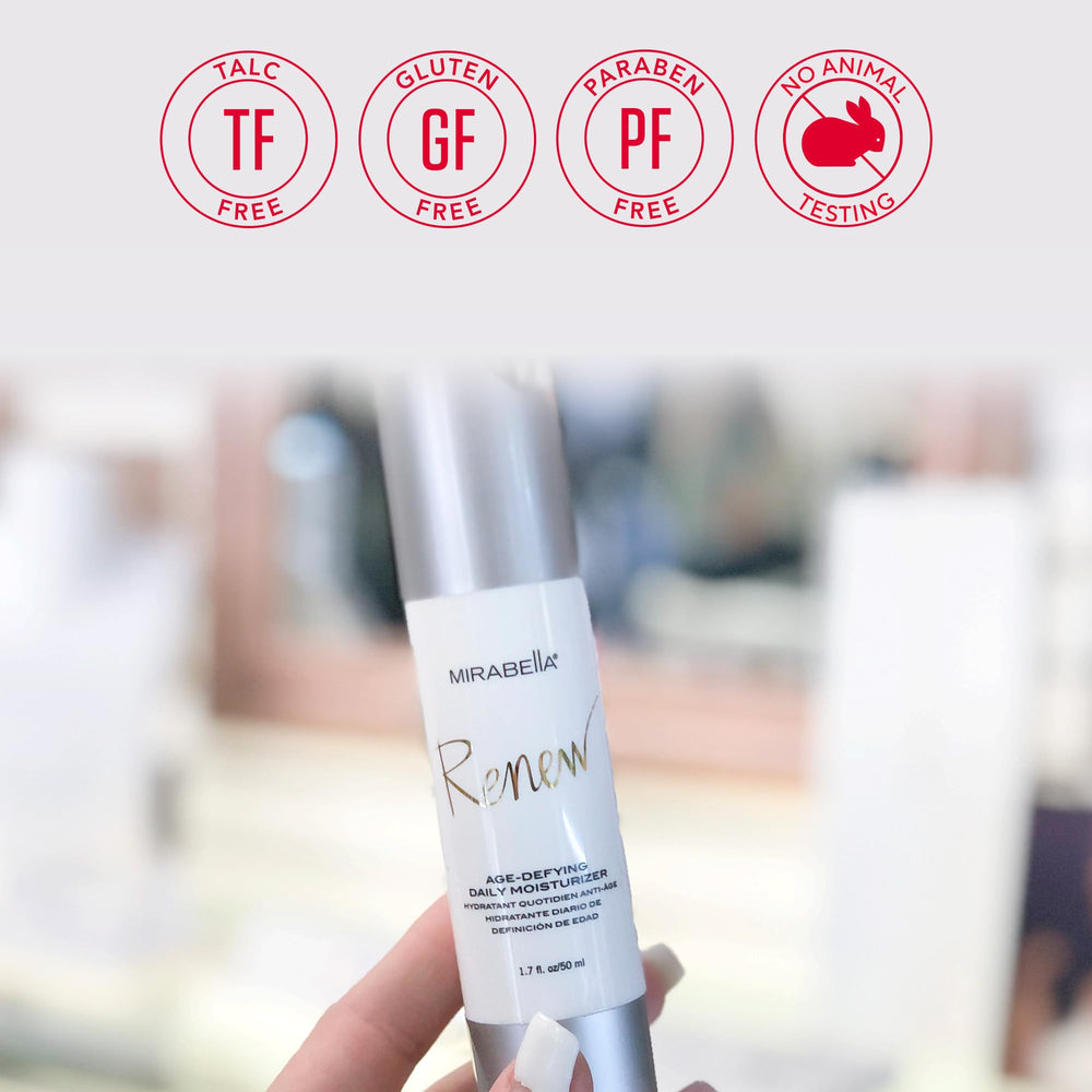 Mirabella Balance Toner with Renew in the skincare lineup for a complete routine