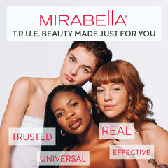 Mirabella Balance Toner packaging emphasizing clean beauty and fragrance-free formula.