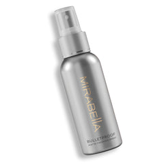 Close up of Mirabella Bulletproof Matte Setting Spray finish on skin