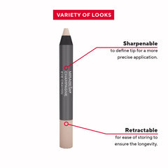 Mirabella Champagne for a smoky eye look with soft, blendable edges.
