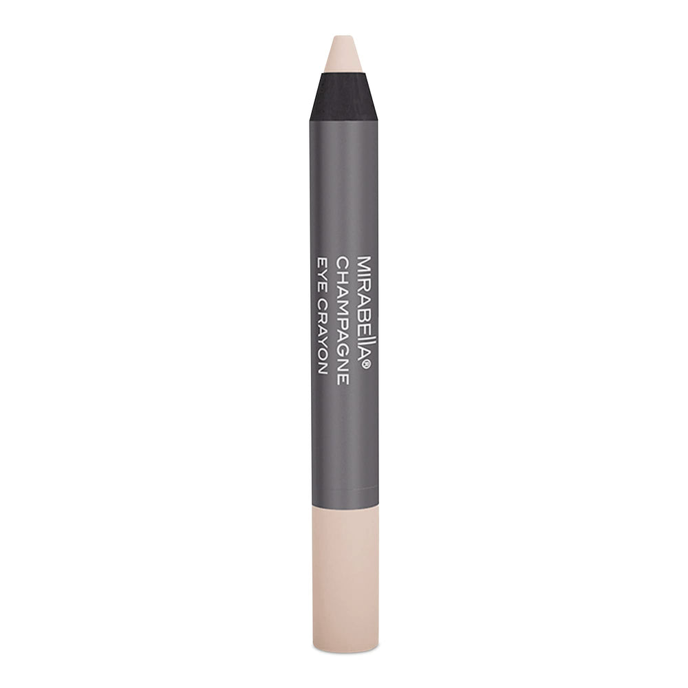 Mirabella Eye Crayon Jumbo Waterproof cap and pencil for smooth glide and precise lining.