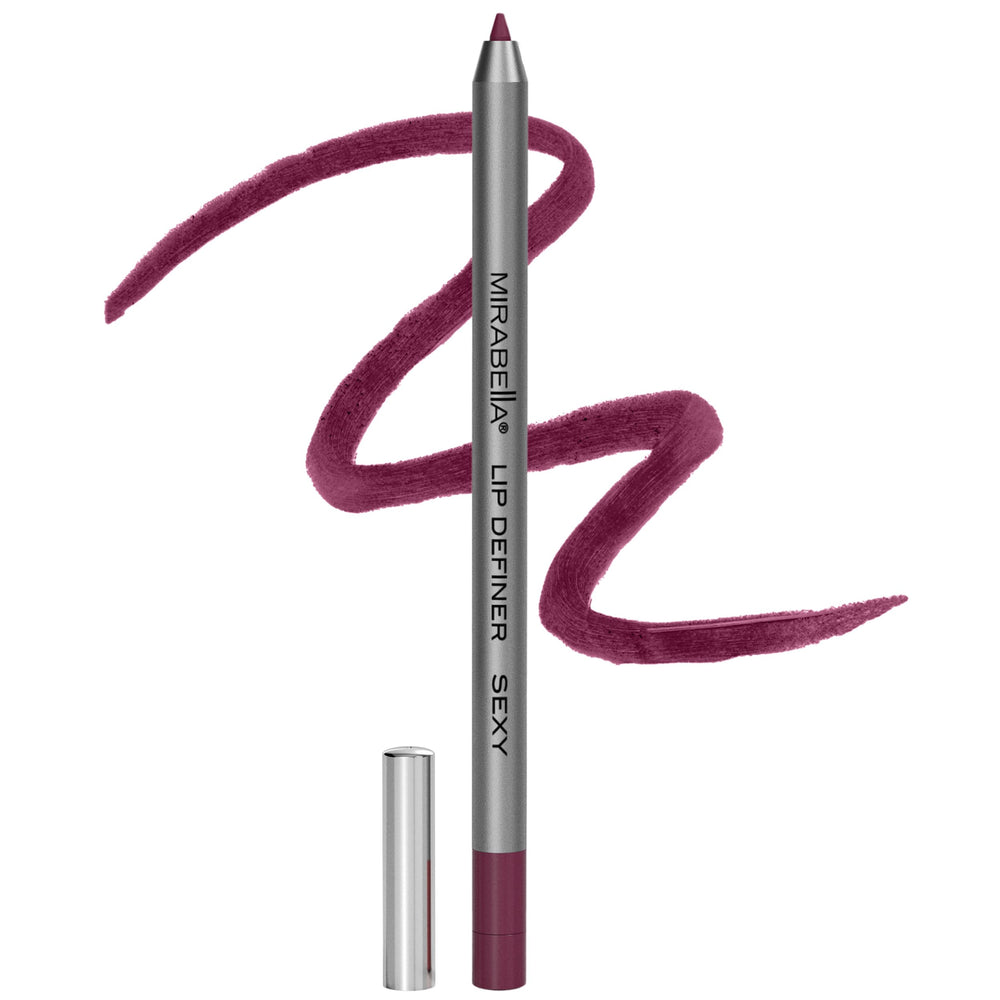 Mirabella Line & Define Lip Definer close-up shows smooth glide for precise shaping and long wear.