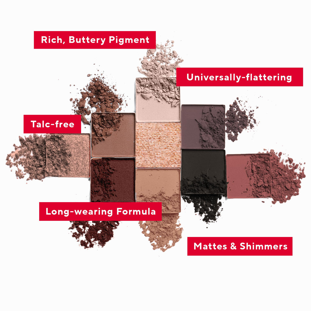 Mirabella True To You palette with 17 shades for versatile nude looks.