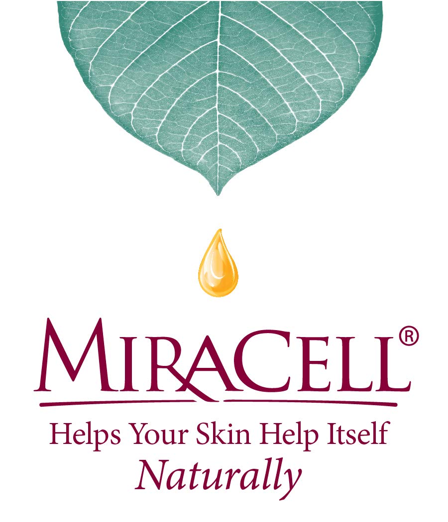 Miracell Skin Relief & Support Oil packaging emphasizing natural oils and gentleness.