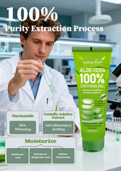MIRACLAIR Aloe Gel non-sticky texture for daily, makeup-friendly hydration.