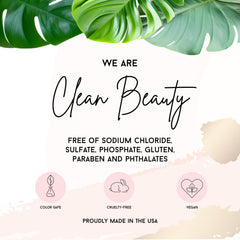Miracle Elixir Joyce Giraud hair care setup implying moisture and shine