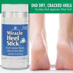 Miracle of Aloe with shea and cocoa butter delivering deep hydration for dry feet