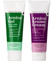 Miracle Plus Arnica Cream bruising relief texture absorbing into skin