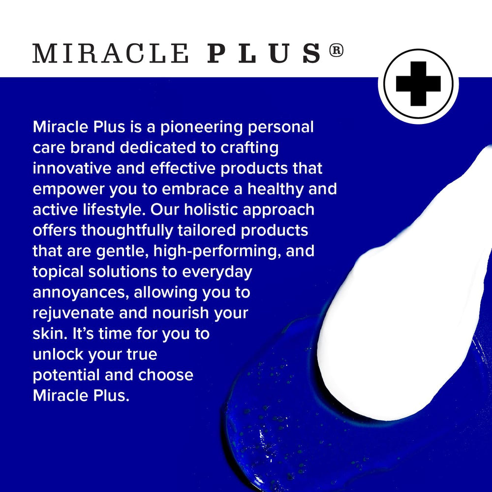 Miracle Plus Magnesium Cream is dermatologist-tested for daily leg care.