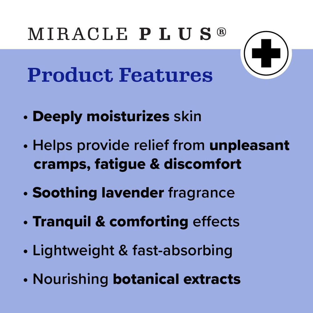 Miracle Plus Magnesium Cream absorbs quickly, leaving skin soft.