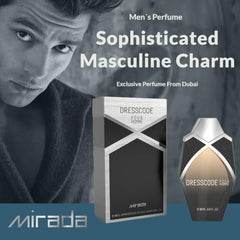 MIRADA Dresscode bottle close-up cap reveals premium design and refined scent cues