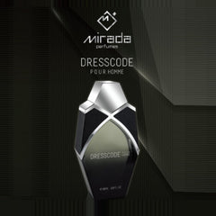 MIRADA Dresscode ingredient notes card highlights bright citrus with warm woods