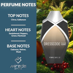 MIRADA Dresscode spray action shows easy application for daily routines