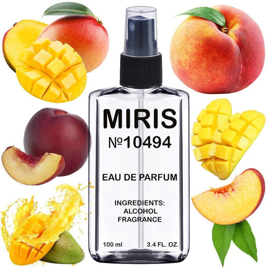 MIRIS No. 10494 Mango Peach bottle front view suitable for daily wear.