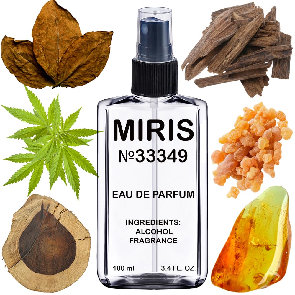 MIRIS No 33349 bottle with woody gourmet scent for daily wear