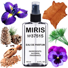 MIRIS No. 37515 bottle shows Santal-inspired design for everyday elegance.